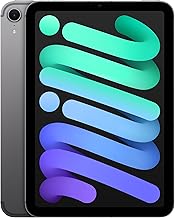 iPad mini (A17 Pro): Apple Intelligence, 8.3-inch Liquid Retina Display, 128GB, Wi-Fi 6E + 5G Cellular, 12MP Front/12MP Back Camera, Touch ID, All-Day Battery Life — Space Gray