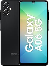 Galaxy A06 5G | 128GB, 2025 | IP54 Splash Resistant, 6.7" 90Hz Display, Android 15, International Model Factory Unlocked for Global, T-Mobile, Metro | 20W Fast Charger Bundle, Black