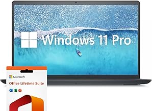 Inspiron 15.6" Laptop Computer, Windows 11 Pro Laptop 32GB RAM 1TB SSD, Intel Core i7-1255U Processor, 1920 x 1080 IPS 120Hz Display, Microsoft Office Lifetime License, Numeric Keypad, Black