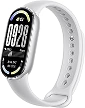 Mi Smart Band 10 (2025) Global Version - 1.72" AMOLED Display | 21 Days Battery Life | Touchscreen, Multi-Sport Tracker, Activity Tracker, Heart Rate Monitor | BT5.4 - (Glacier Silver)