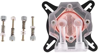GPU Liquid Cooler,Computer GPU Universal Water Cooling Block Waterblock 40mm Copper Base,Processed with Anti-Oxidization Technology,Perfectly Fit The GPU,Carry Away More Heat from GPU Quickly