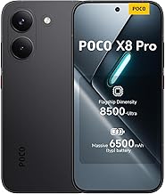 Poco X8 PRO 5G Ai (Compatible with Tmobile Mint Tello & Global) (256GB + 8GB) 6.59" 50MP Gamers Phone NFC Dual sim Unlocked Model 2511FPC34G Liberado (Black) | 50MP Cam, 2511FPC34G