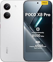 Poco X8 PRO 5G Ai (Compatible with Tmobile Mint Tello & Global) (512GB + 12GB) 6.59" 50MP Gamers Phone NFC Dual sim Unlocked Model 2511FPC34G Liberado (White) | 50MP Cam, 2511FPC34G