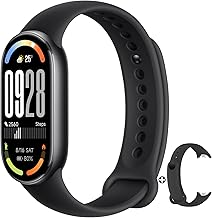 Mi Smart Band 10 (2025) - 1.72" AMOLED Display | 21 Days Battery Life | Touchscreen, Multi-Sport Tracker, Activity Tracker, Heart Rate Monitor | BT5.4 - Midnight Black