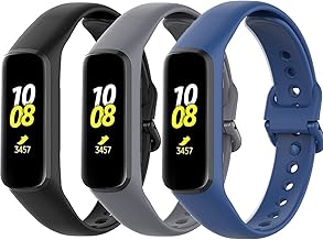LeongLzt Galaxy Fit 2 Band Samsung Galaxy Fit 2 replacement Bands, Soft Silicone Galaxy Fit2 Straps for Samsung Galaxy Fit2 SM-R220 Smart Bands For Women & Men (3/6/8 - Pack)