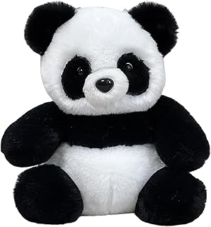 8inch Panda Stuffed Animal, Stuffed Pandas Plushie Toys Birthday for Kids (Panda)