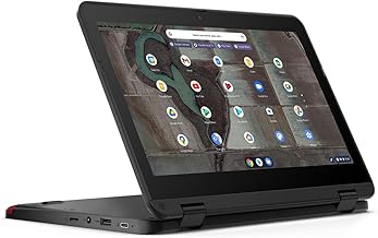 Lenovo 500e Chromebook Gen 3 82JB003XUS 11.6" Touchscreen Convertible 2 in 1 Chromebook HD 1366 x 768 - Intel Celeron N4500 Dual-core (2 Core) 1.10 GHz - 4 GB RAM - 32 GB On-Board Memory - (Renewed)