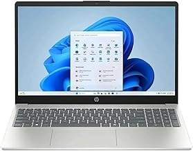 15.6 inch FHD IPS Touch Laptop, Intel Core i5-1334U, 8GB DDR4 RAM, 512GB SSD, Windows 11 Home, Intel Iris Xe Graphics, Natural Silver, 15-fd0154wm