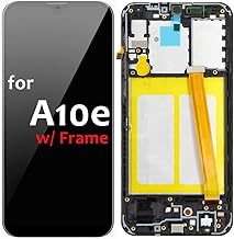 for A10e LCD Screen Replacement Touch Digitizer Display with Frame for Samsung Galaxy A10e 2019 A102 SM-A102U SM-S102DL SM-A102U1 SM-A102W 5.83"(Black with Frame)