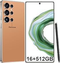 I25 Ultra Smartphone 16+512GB | Android 14 | Snapdragon 8 Gen 3 | 68MP+108MP Dual Camera | 7000mAh Battery | 6.99" FHD+ Display | Outperform Competitors in Speed & Power (Titanium Orange)