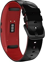 CZKE Smart Watch Straps for Samsung Gear Fit 2 Pro Strap Silicone Fitness Watch Wrist Band Gear Fit2 Pro SM-R360 Adjustable Bracelet Watch Band (Color : Red Black)