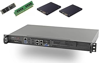 5019D-FTN4 AMD Epyc 3251 8-Core Embedded 1U Front I/O Rackmount w/Quad GbE LAN, IPMI Server SYS-5019D-FTN4 w/Optional Free RAID Configuration (64GB RAM, 512GB M.2, 3.84TB SSD x2)