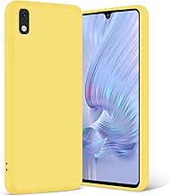 Designed for Galaxy A10e Case, Liquid Silicone Slim Soft TPU Fit Full Body Protection Shockproof Phone Cover for Galaxy A10e 6.2" (Yellow)