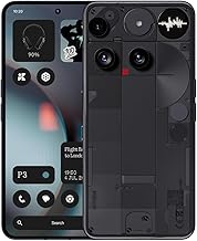 Phone (3) Cell Phone, 5G Unlocked Phones 256GB, Android 15, Snapdragon 8s Gen4, AI Mobile Phones with Four 50MP Cameras & AMOLED Display, 5150mAh, Glyph Interface, Smartphone Black