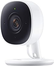 SmartThings Indoor Security Camera (GP-U999COVLBDA), 1080P HD Video with HDR, Night Vision, Advanced Motion Detection, and Two-Way Audio – Black/White