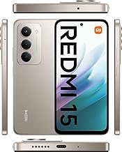 Redmi 15 4G LTE (Compatible with Tmobile Tello Mint & Global) (256GB + 8GB) Unlocked Dual SIM 6.9" 50MP Model 25062RN2DL (Titan Gray)