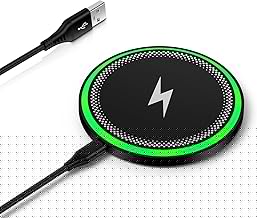 Wireless Charger Samsung Fast Charging Pad for Galaxy S26/S25 Ultra/S25 Plus/S24 FE Ultra/S23/S22/S21/Z Flip Fold 6,15W Wireless Phone Charger Android Charging Mat Station for Google Pixel 9a 9 Pro XL