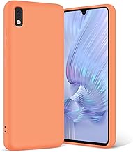 Designed for Galaxy A10e Case, Liquid Silicone Slim Soft TPU Fit Full Body Protection Shockproof Phone Cover for Galaxy A10e 6.2" (Kumquat)