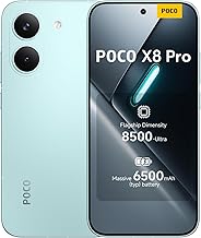 Poco X8 PRO 5G Ai (Compatible with Tmobile Mint Tello & Global) (512GB + 12GB) 6.59" 50MP Gamers Phone NFC Dual sim Unlocked Model 2511FPC34G Liberado (Mint Green) | 50MP Cam, 2511FPC34G