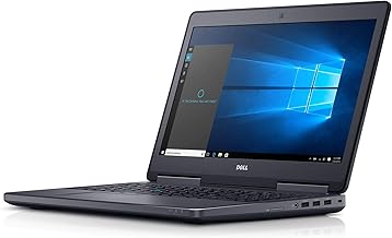 Dell Precision 7510 FHD 15.6in Workstation Business Laptop (Intel Quad Core Xeon E3-1535M V5, 16GB Ram, 512GB SSD, HDMI, Camera) Nvidia Quadro M1000M 2GB GDDR5 (Renewed)