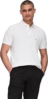 Men's Short Sleeve Polo Shirts in Classic Fit with Stretch and Organic Pique Cotton