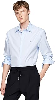 Men's Long Sleeve Poplin Shirts in Regular Fit, Men's Button Down Shirts, Also Available in Big and Tall