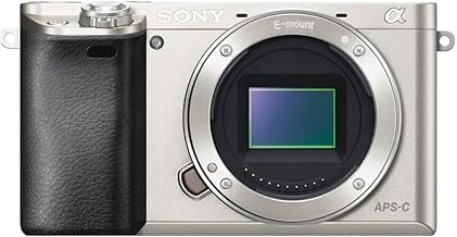 Alpha a6000 Mirrorless Digital Camera 24.3MP SLR Camera with 3.0-Inch LCD - Body Only (Silver)