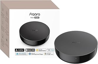 Smart Hub M200, Matter Controller, Thread Border Router, Featuring Aqara Zigbee, Bluetooth, Wi-Fi, PoE, IR, Supports Amazon Alexa, Apple HomeKit, Home Assistant, SmartThings, Google Home