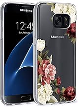 Case for Galaxy S7 Case, for Samsung S7 Case Clear Case for Girls Women, Soft TPU Shockproof Protective Transparent Phone Case Cover for Samsung Galaxy S7(Blossom Flower)
