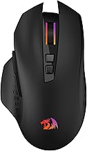 M656 MAX 3-Mode Wireless Gaming Mouse, 10000 DPI Rechargeable Gaming Mice w/ 5 DPI Levels, 7 Macro Buttons, RGB Backlight & Pro Software Supported, for PC/Mac/Laptop