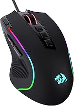 M612 Predator RGB Gaming Mouse, 8000 DPI Wired Optical Mouse with 11 Programmable Buttons & 5 Backlit Modes, Software Supports DIY Keybinds Rapid Fire Button