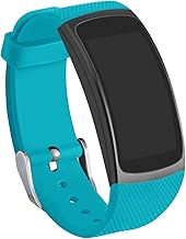 Compatible Gear Fit2 Pro/ Fit2 Band, Silicone Replacement Strap for Samsung Gear Fit 2 & 2 Pro Tracker (Teal)