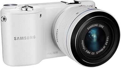 NX EV-NX2000BFWUS Wireless SMART Digital Camera 20.3MP Compact System Camera with 3.7-Inch TFT LCD- with 20-50mm lens (White)