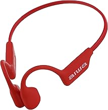Bluetooth Headphones, Prodigy Swim Bone Conduction, Wireless Waterproof IP68 Sports Headset with 8GB MP3 Storage, 12-Hour Playtime, Open-Ear Design for Swimming, Running & Workouts (Red)