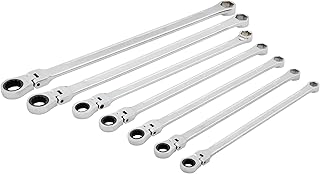 CRAFTSMAN V-SERIES Ratcheting Wrench Set, Flexible Head Box Wrenches, SAE, 7-Piece (CMMT87400V)