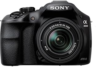 Alpha a3000 ILCE-3000K 20.1 MP Mirrorless Digital Camera - Black - 18-55mm OSS Lens