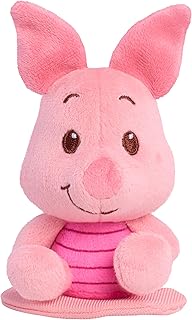 Disney Winnie the Pooh Perch’d 4.75-inch Shoulder Plush Piglet Stuffed Animal, Wearable Plushie, Soft Toy for Fans, Girls, Boys, Kids, Ages 3 and Up by Just Play