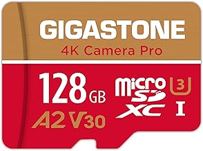 【5-Years Data Recovery】 GIGASTONE 128GB Micro SD Card, 4K Video Recording for GoPro, Action Camera, DJI, Drone, Nintendo-Switch, R/W up to 100/50 MB/s MicroSDXC Memory Card UHS-I U3 A2 V30 C10