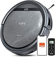 V5s Max Robot Vacuum, 4000Pa Max Suction Power, 2.4G WiFi/App/Alexa/Remote Control, Self-Charging Robotic Vacuum Cleaner, for Hard Floors Carpets and Pet Hair