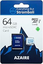 Everything But Stromboli 64GB Azaire MicroSD Memory Card for Samsung Galaxy Phone Works with A10s, A30s, A20s, A71, A01, A11 - Speed Class 10 U3 UHS-1 Micro SDXC Card