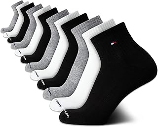 Men's Cushion Quarter Cut Ankle Socks (12-Pack)