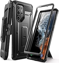 Unicorn Beetle Pro Case for Samsung Galaxy S22 Ultra (6.8 inch) 5G Heavy Duty Protective Case Without Screen Protector with Belt Clip and Stand 2022 Edition Black