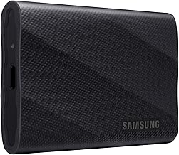 T9 Portable SSD 1TB, USB 3.2 Gen 2x2 External Solid State Drive, Seq. Read Speeds Up to 2,000MB/s for Gaming, Students and Professionals, MU-PG1T0B/AM, Black
