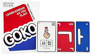 Learn Korean As You Play | Gifts for K-Pop and K-Drama Fans | Beginner Friendly | Fun for Kids and Adults | Collect, Trade, and Claim Letter Cards to Make Your Word | 2-5 Players | Ages 7+