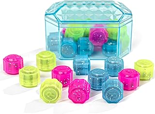 H·B·R·G Crystal Gonggi Korean Jacks Stone Game Tossing Korean Folk Traditional Games, Hand-Eye Coordination Game (12 Pcs) (Color Random). Made in Korea