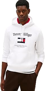 Men's Medium Weight Cotton Hoodie Sweatshirt With Embroidered Logo