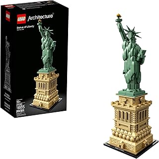 Architecture Statue of Liberty Model Building Set - Collectible New York City Souvenir, Creative Home Décor or Office Centerpiece, Great Gift Idea for Adults and Teens, 21042