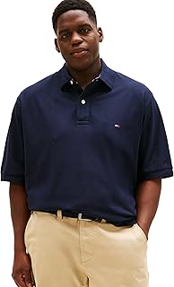 Men's Big & Tall Short Sleeve Cotton Pique Shirt in Classic Fit