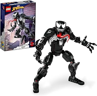 Marvel Venom Figure, 76230 Fully Articulated Super Villain Action Toy, Spider-Man Universe Collectible Set, Alien Toys for Boys and Girls