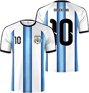 Men's Soccer Cup Jersey Breathable Fan Shirt Casual T-Shirt (S-XXL)